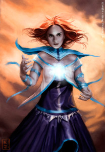 wizard magic d&d witch fantasy illustration art