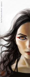 girl portrait fantasy illustration